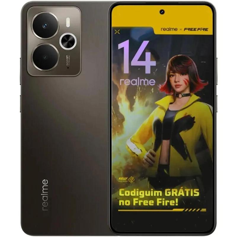 Smartphone Realme 14 5G 12 GB de RAM 512GB Tela 6.67 120Hz